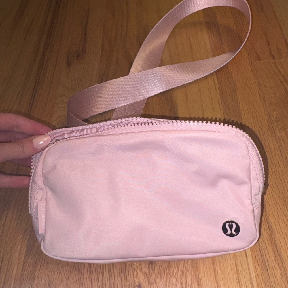 lululemon athletica Light Pink Crossbody Pouch